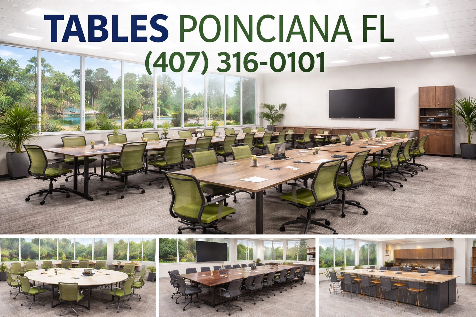 Premium Tables for Poinciana Offices—Right Where You Need Them