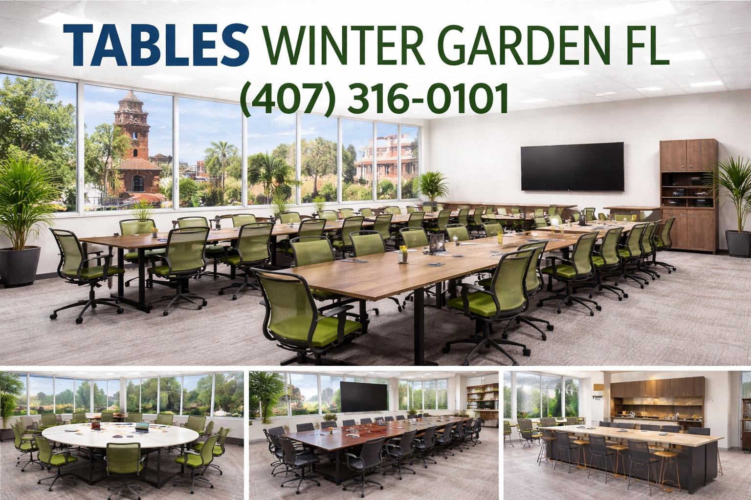 Perfect Office Tables for Your Winter Garden Workspace