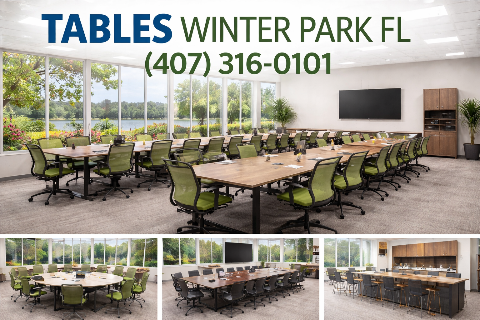 Perfect Tables for Your Winter Park Office—Your Way