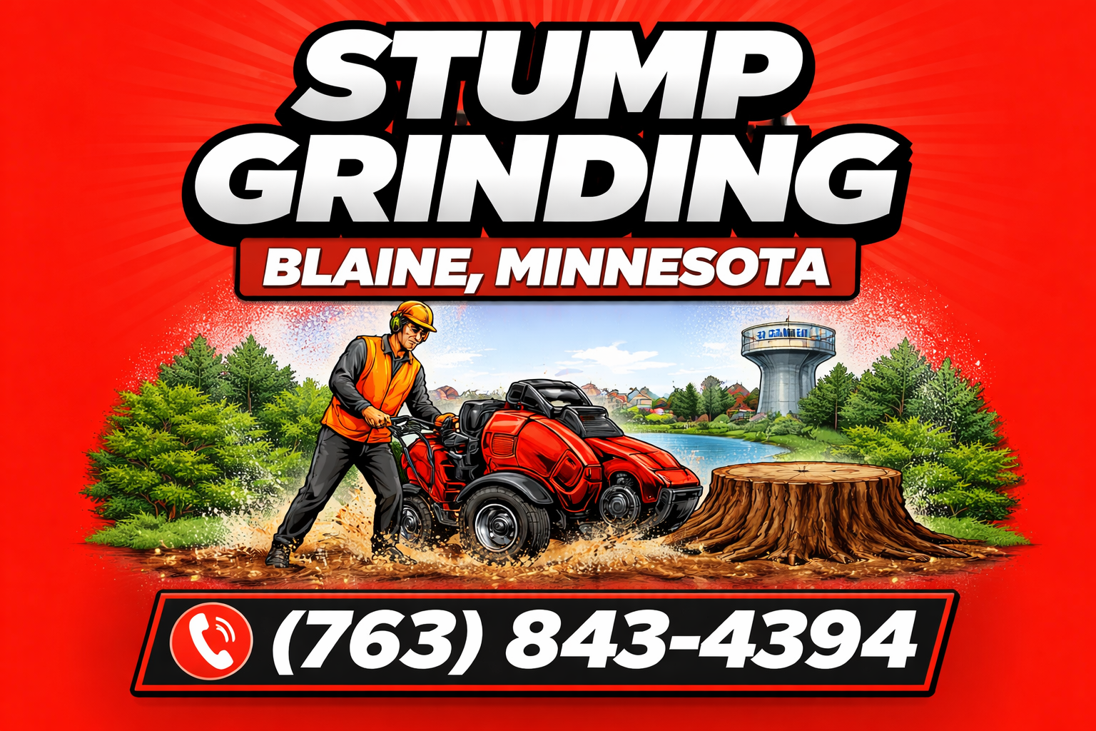 Fast, Professional Stump Grinding in Blaine, Minnesota