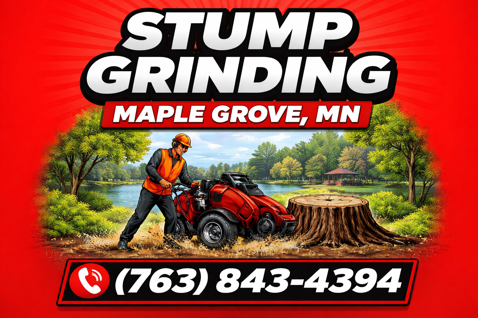 Professional Stump Grinding in Maple Grove, MN