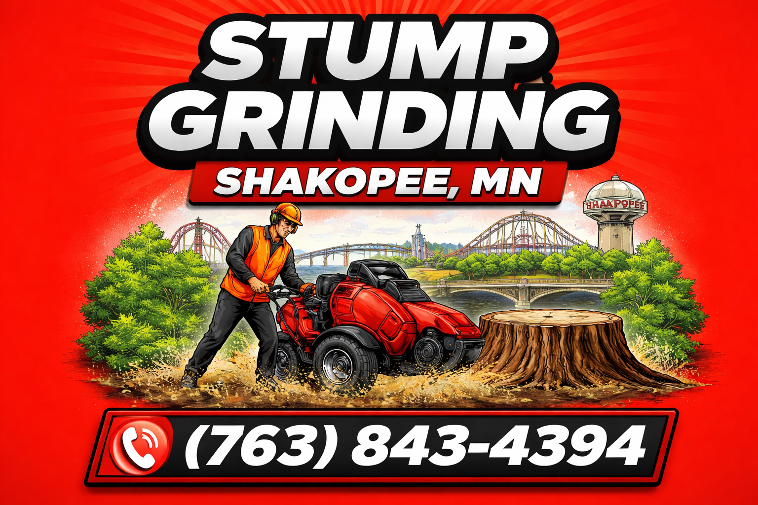 Get That Stubborn Stump Removed: Shakopee Stump Grinding