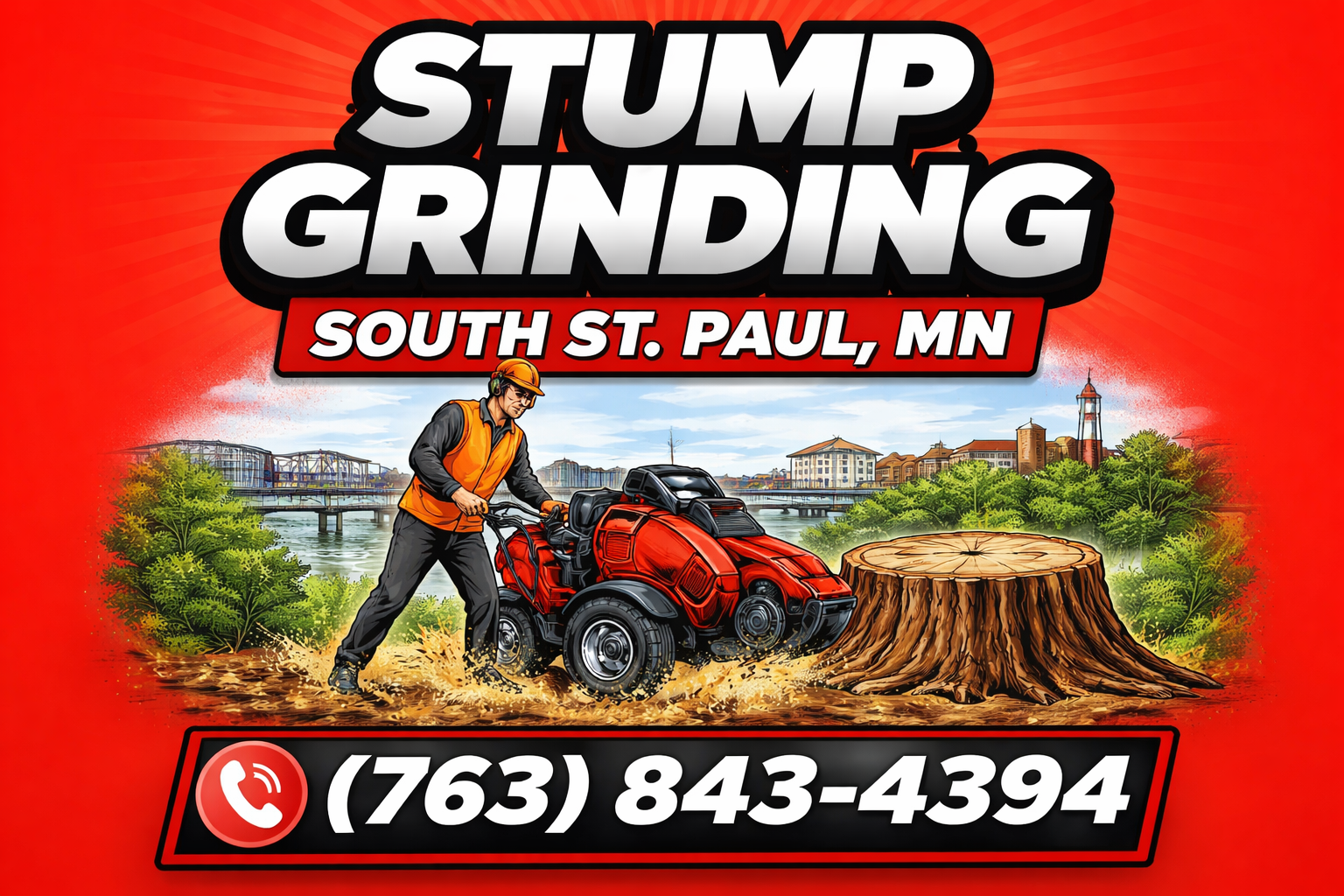 Professional Stump Grinding Services for Your South St. Paul Property