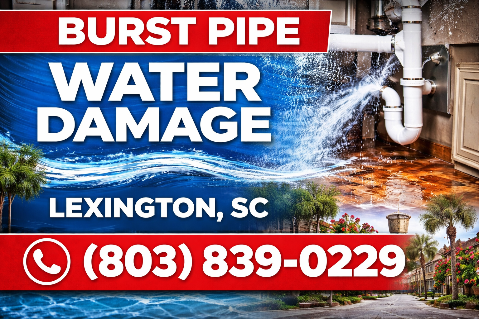 Burst Pipe Water Damage in Lexington? Stop the Flood Before It Ruins Everything