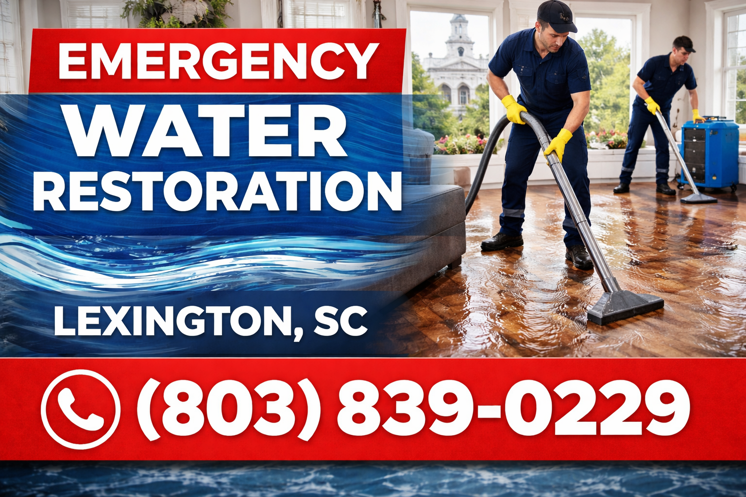 Emergency Water Restoration in Lexington: We Come to You to Stop the Damage