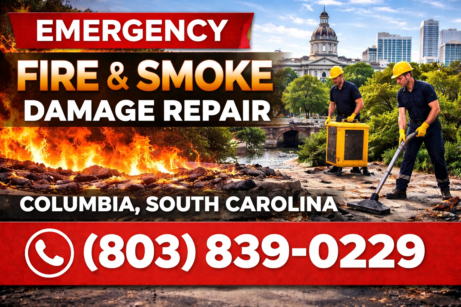 Fire and Smoke Damage Repair in Columbia: Fast On-Site Restoration You Can Trust