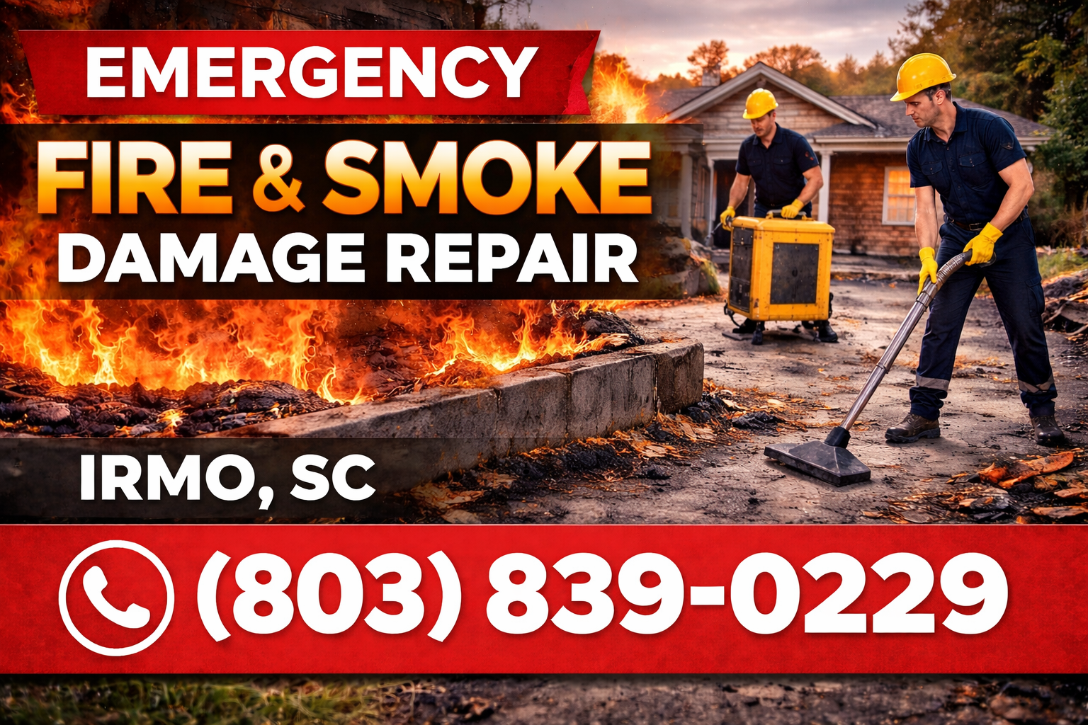 Fire and Smoke Damage Repair in Irmo: Restore Your Home Fast