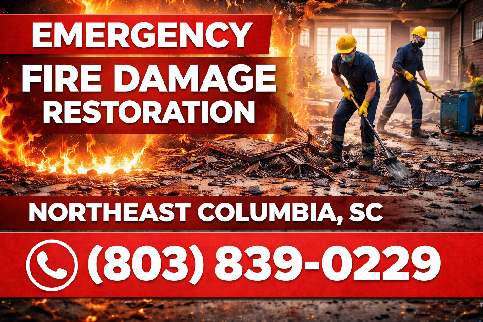 Fire Damage Restoration in Northeast Columbia &ndash; Restore Your Home Safely and Quickly