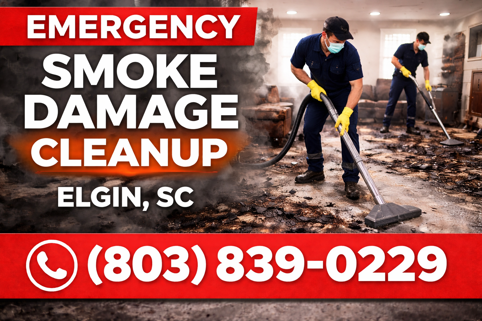 Smoke Damage Cleanup in Elgin: We Come Straight to Your Door