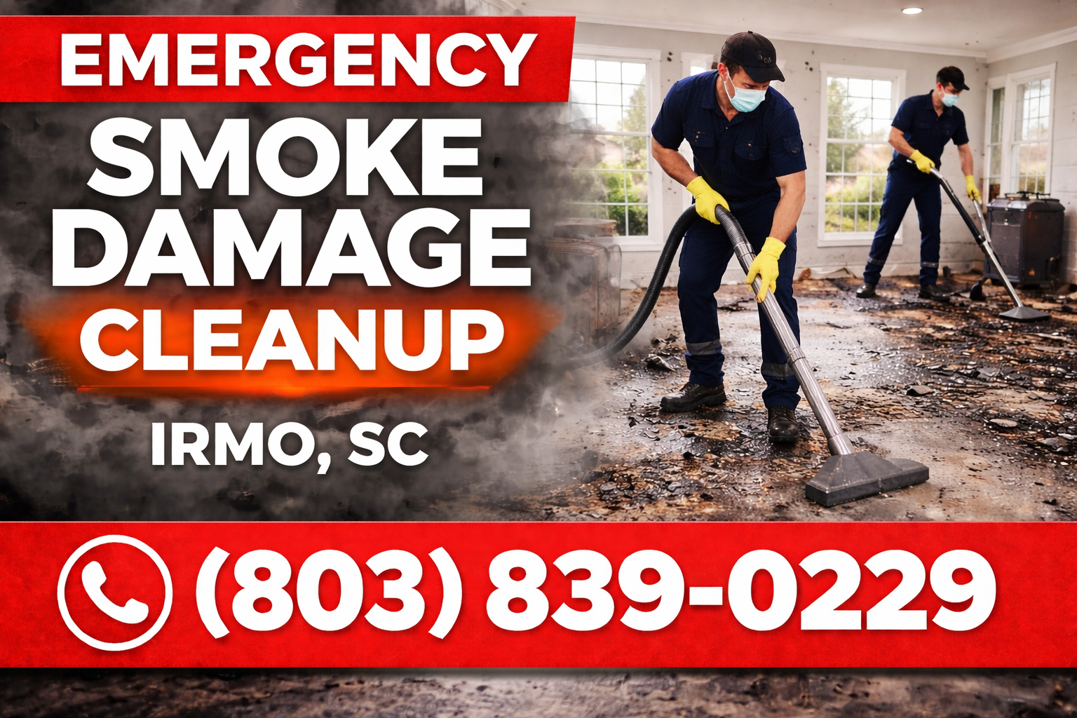 Smoke Damage Cleanup in Irmo: Erase Soot and Odors from Your Home
