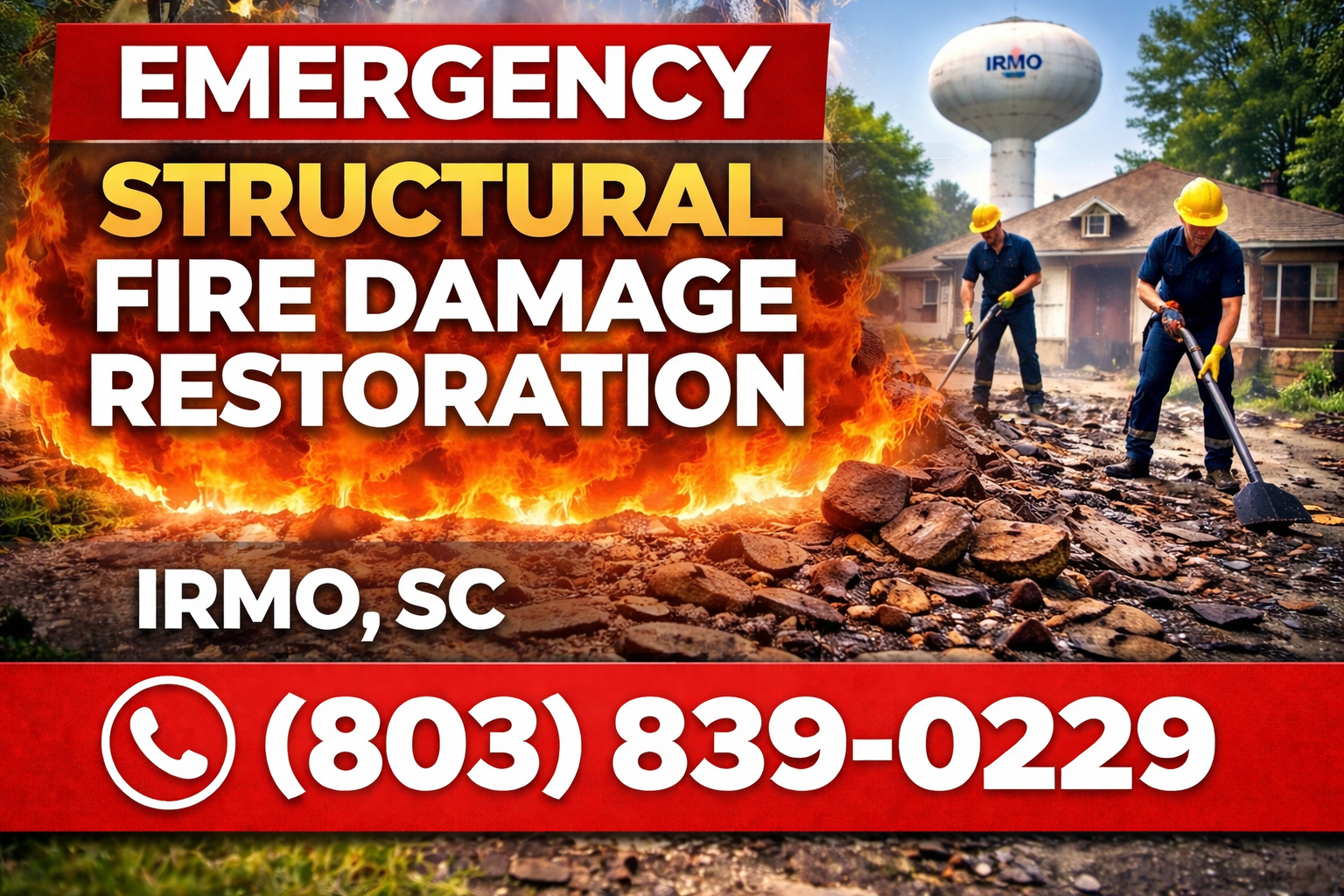 Restore Your Irmo Home's Structure Safely After Fire Damage