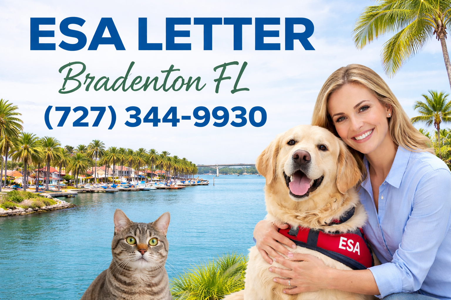 Get Your ESA Letter in Bradenton Without Leaving Home