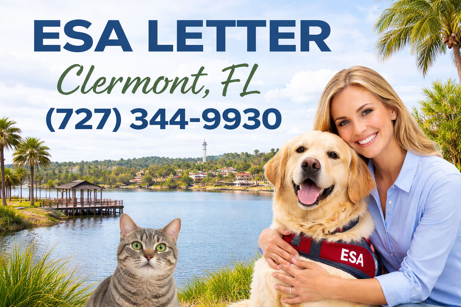 Get Your ESA Letter in Clermont Without Leaving Home