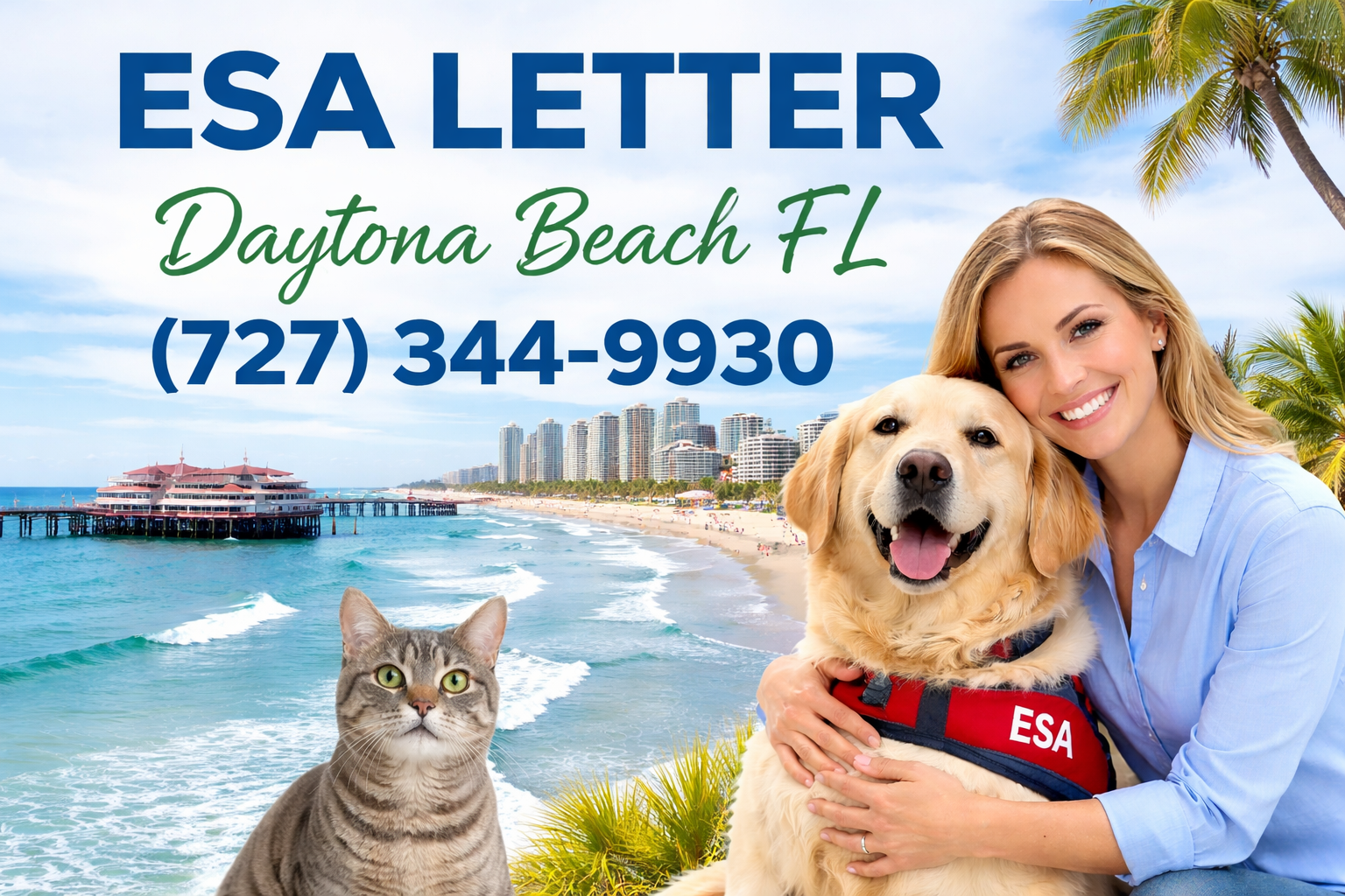 Get Your ESA Letter in Daytona Beach — Without the Hassle