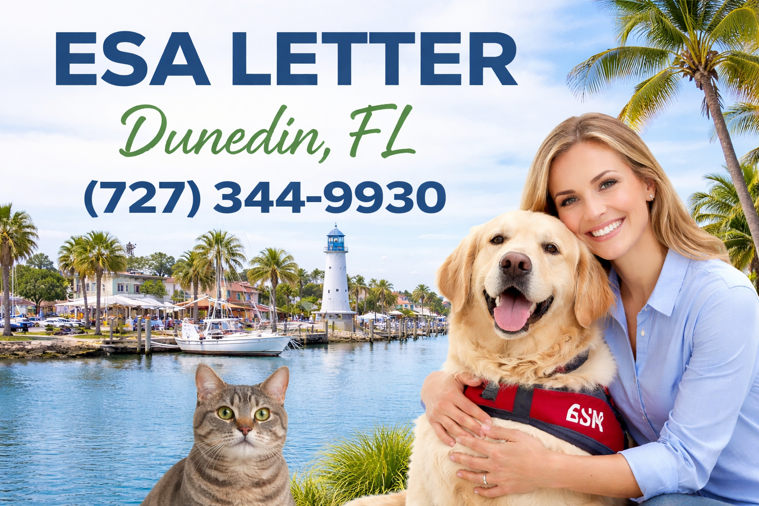 Get Your ESA Letter in Dunedin Without Leaving Home