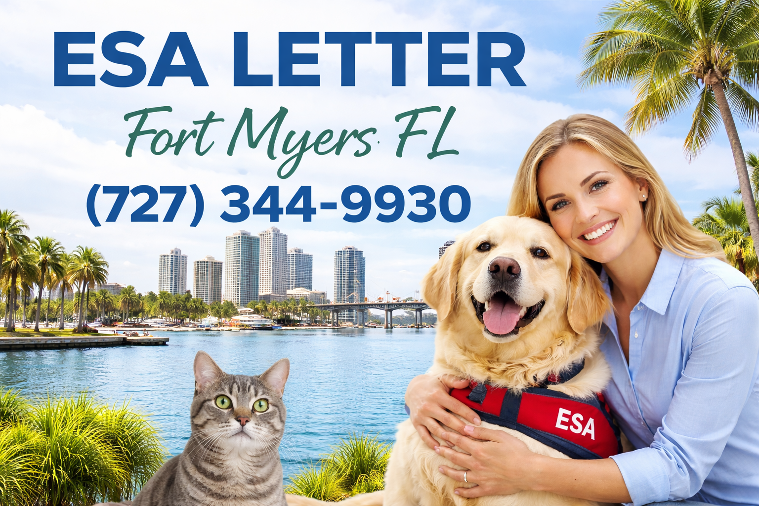 Get Your ESA Letter in Fort Myers—Virtually and Hassle-Free