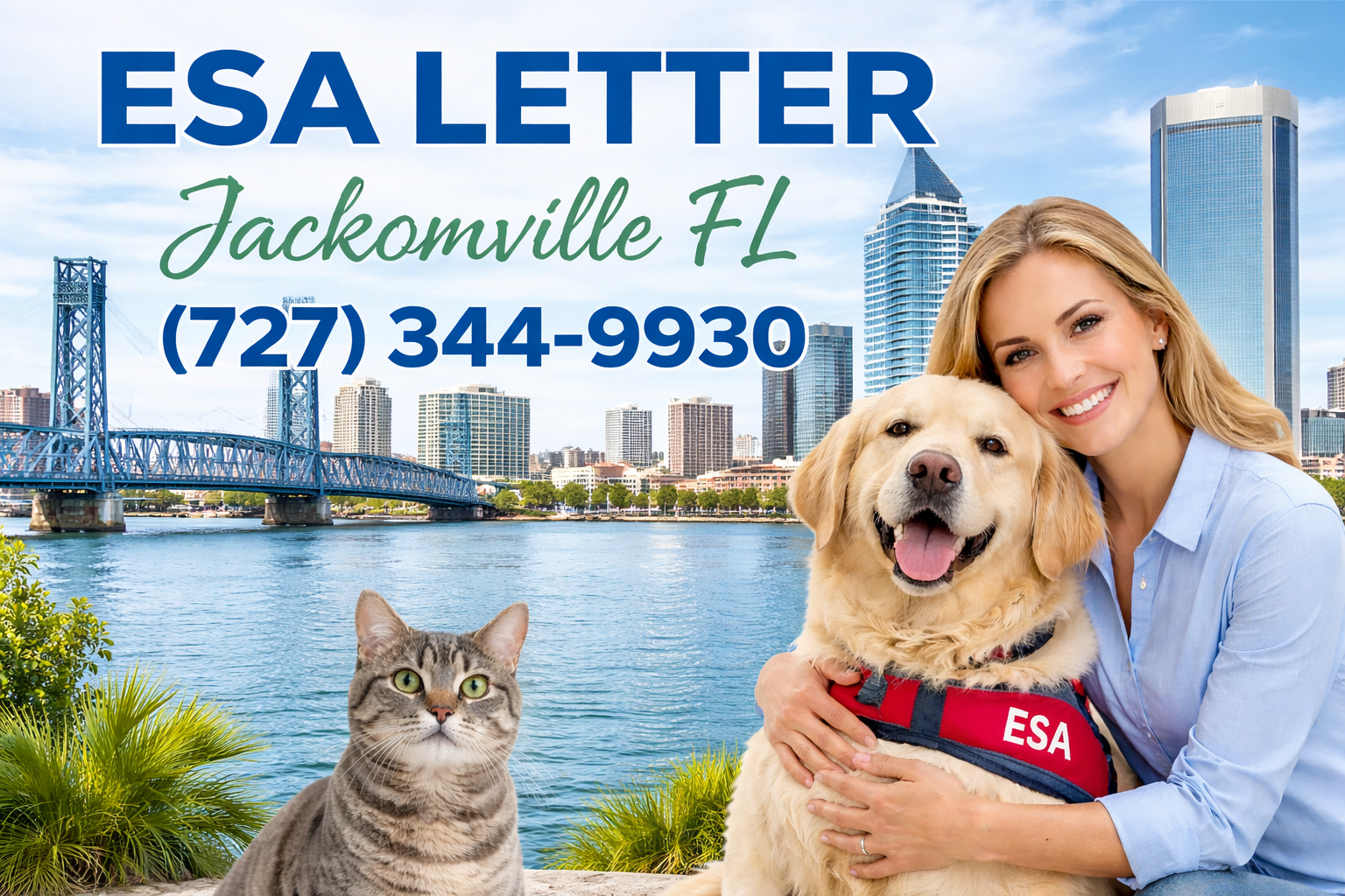 Get Your ESA Letter in Jacksonville—Virtually and Hassle-Free