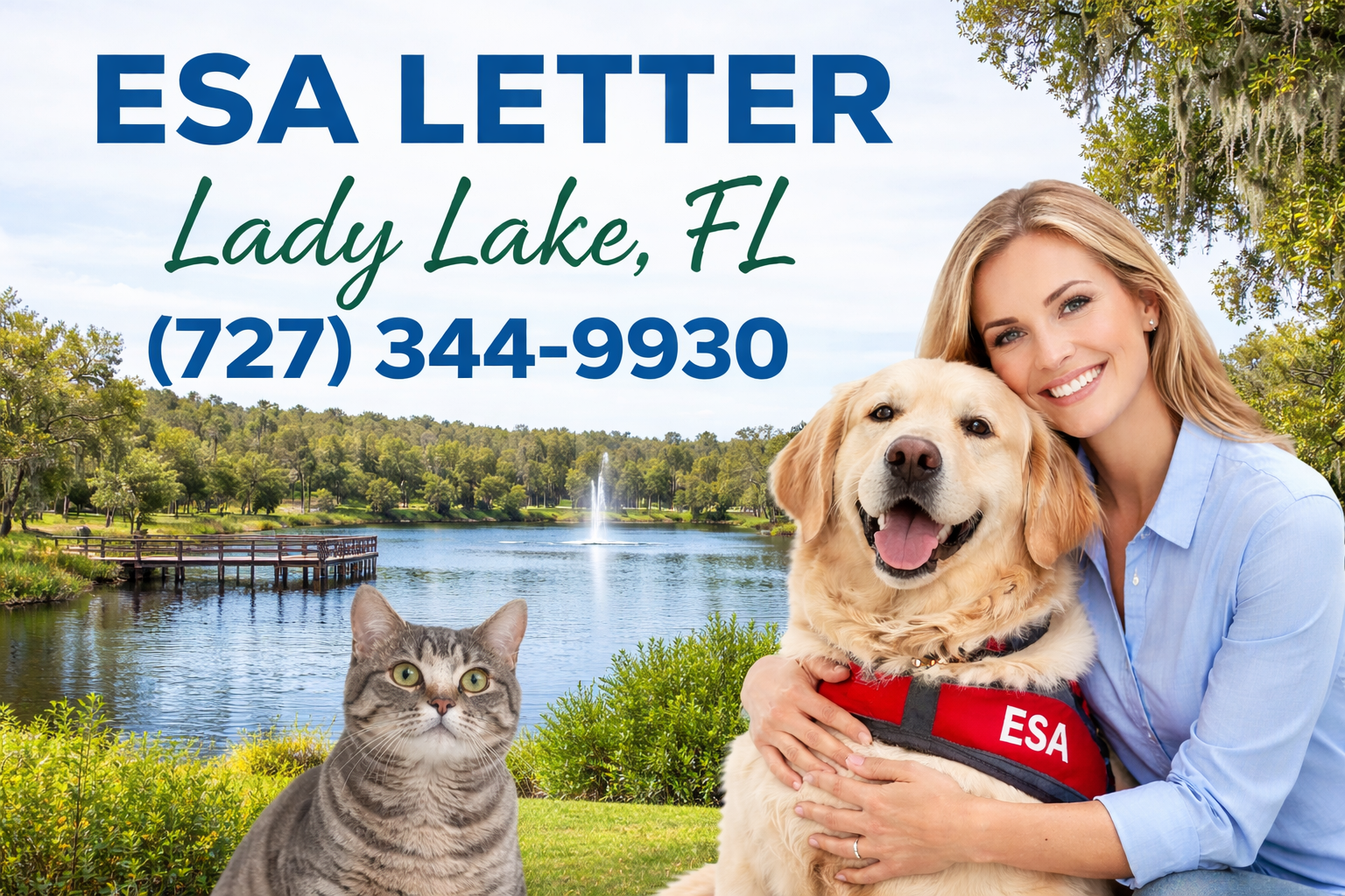 Get Your ESA Letter in Lady Lake Without the Runaround