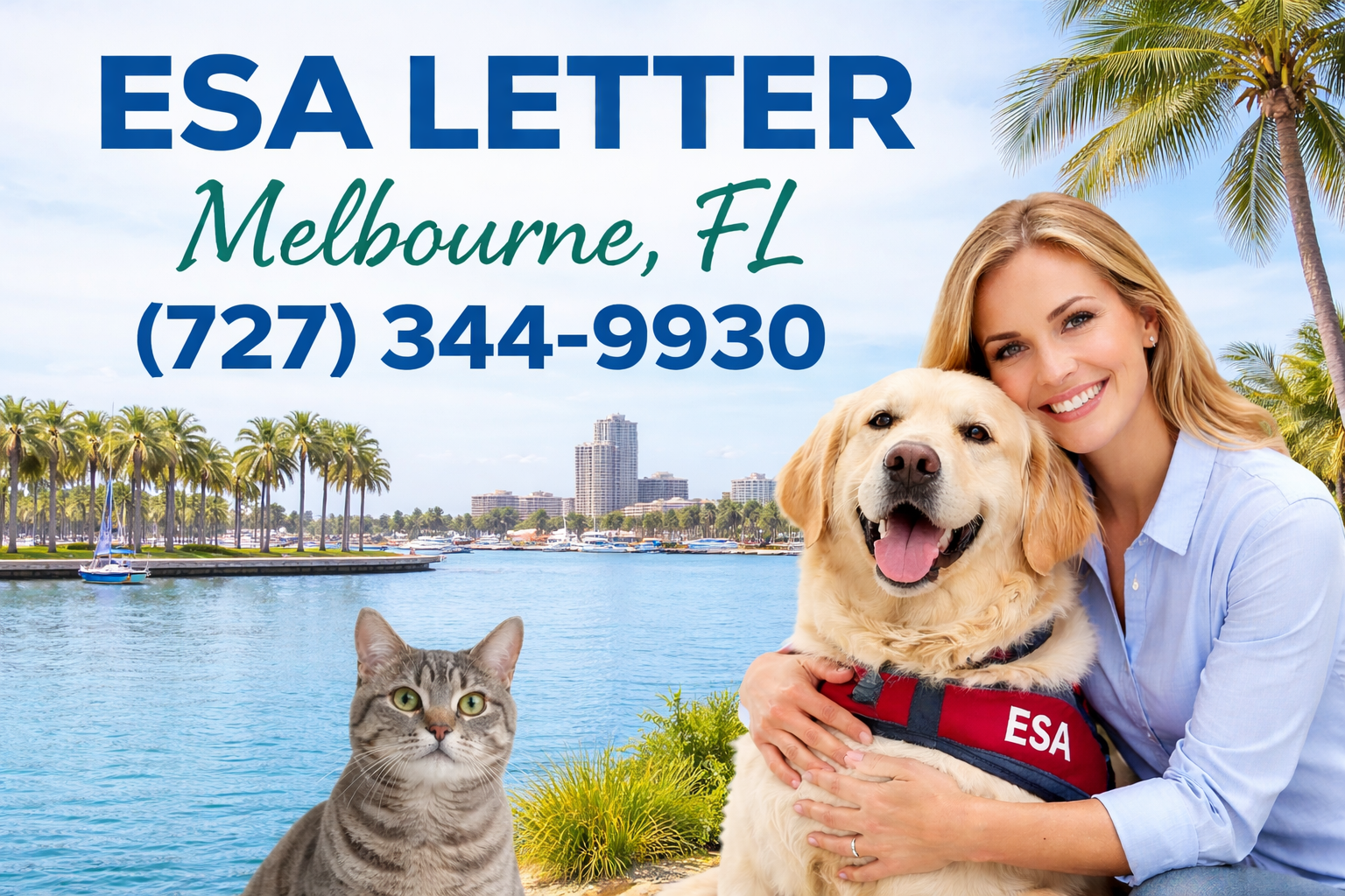 Get Your ESA Letter in Melbourne, FL—Without Leaving Home