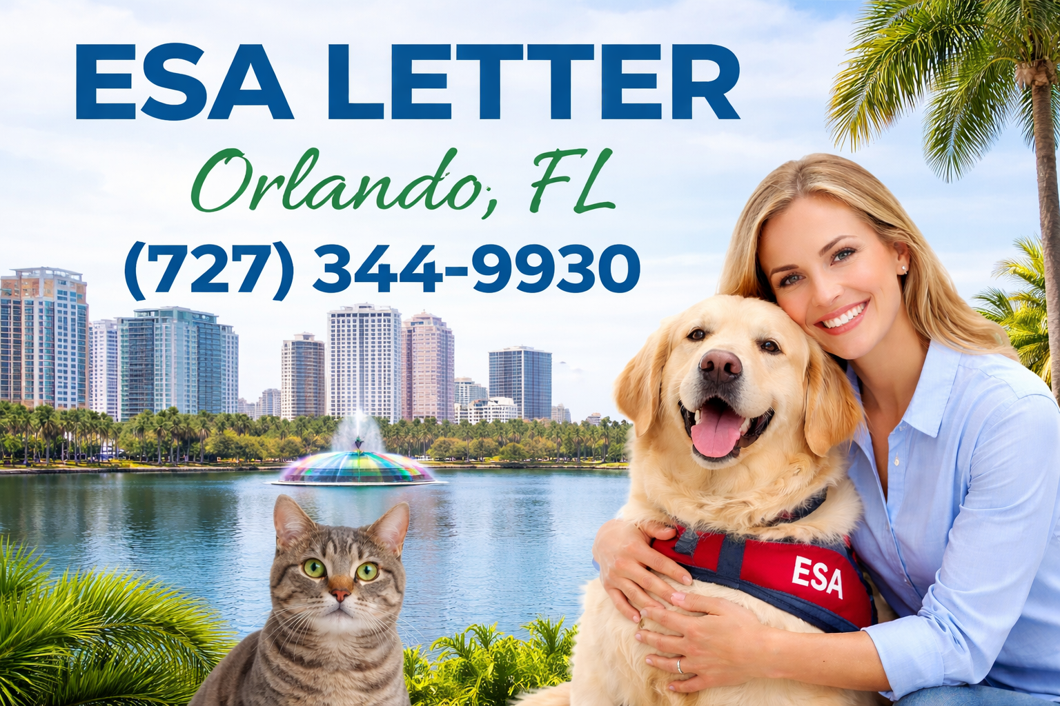 Get Your Legit ESA Letter in Orlando—All Virtual, No Hassle
