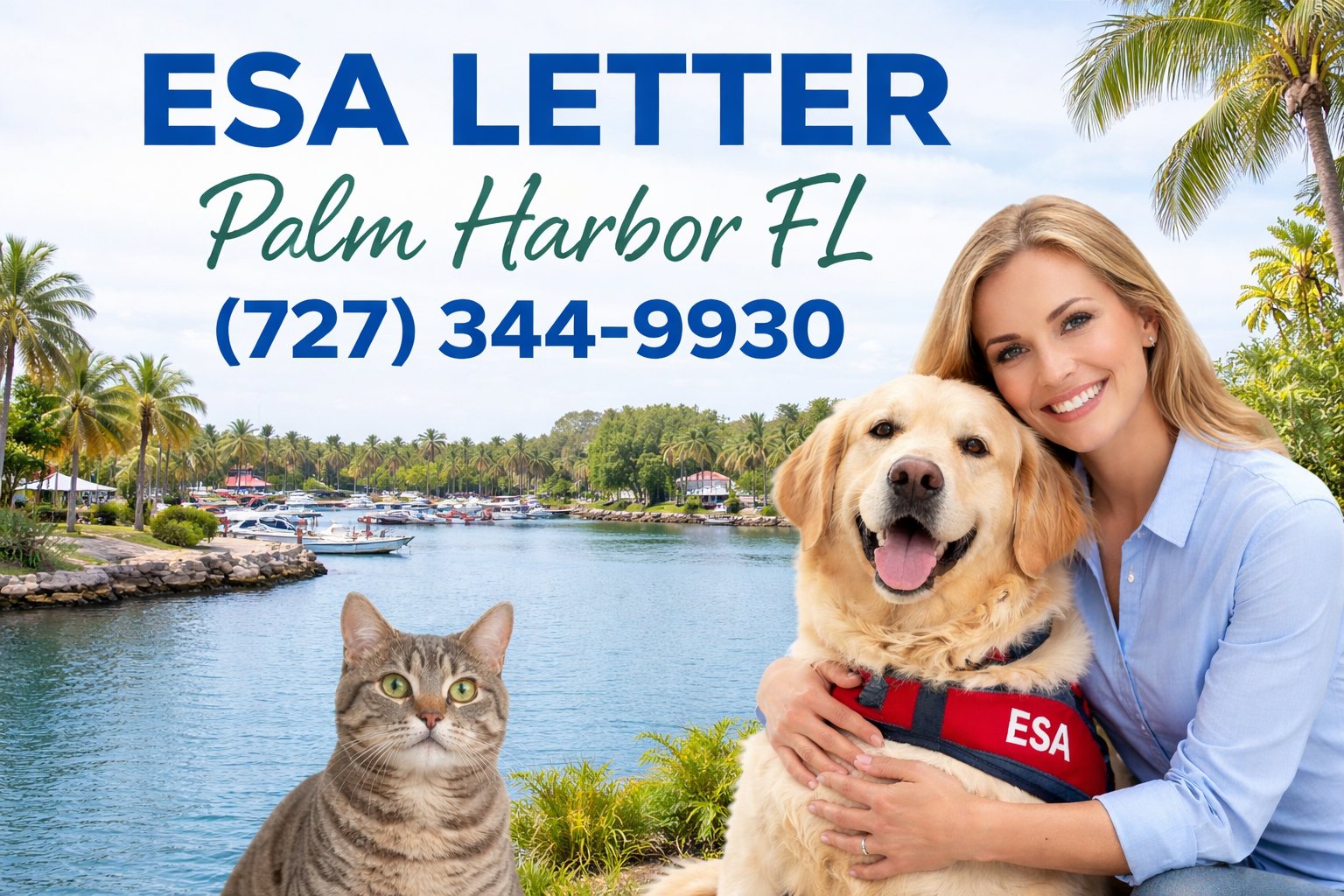 Get Your ESA Letter in Palm Harbor Without Leaving Home