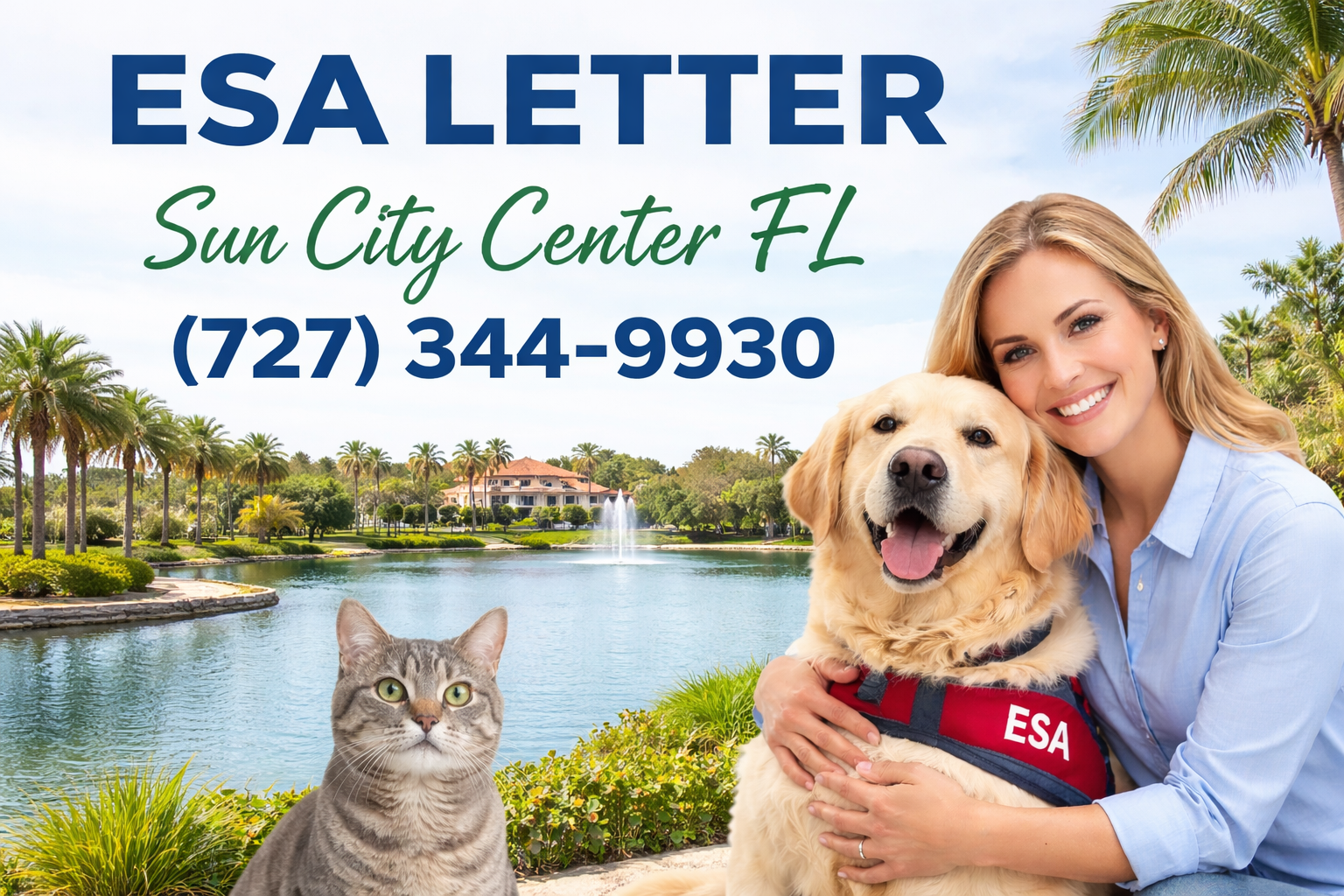 Get Your Emotional Support Animal Letter in Sun City Center — Without Leaving Home