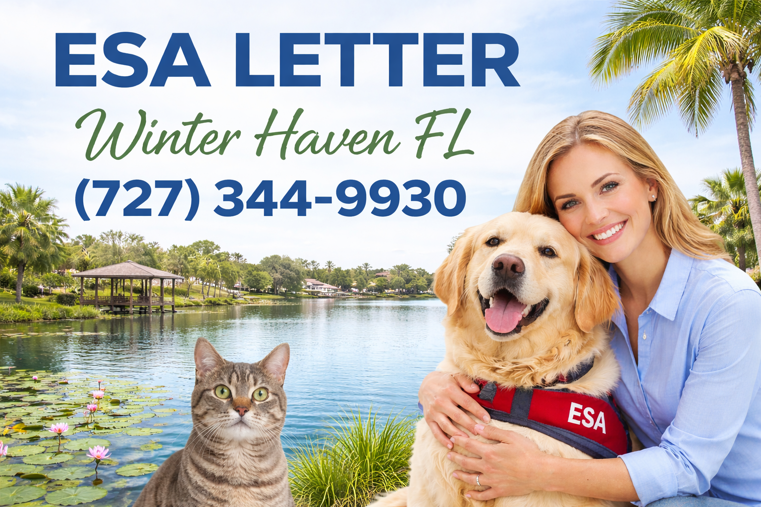 Get Your Emotional Support Animal Letter in Winter Haven Without Leaving Home