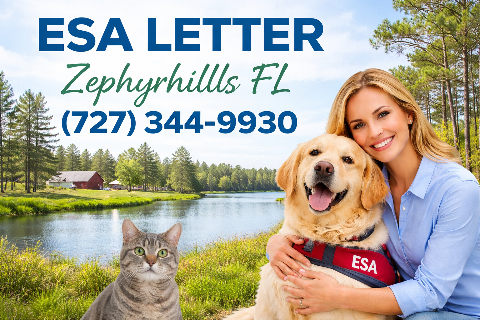 Get Your ESA Letter in Zephyrhills—Legitimate, Convenient, and Done Online