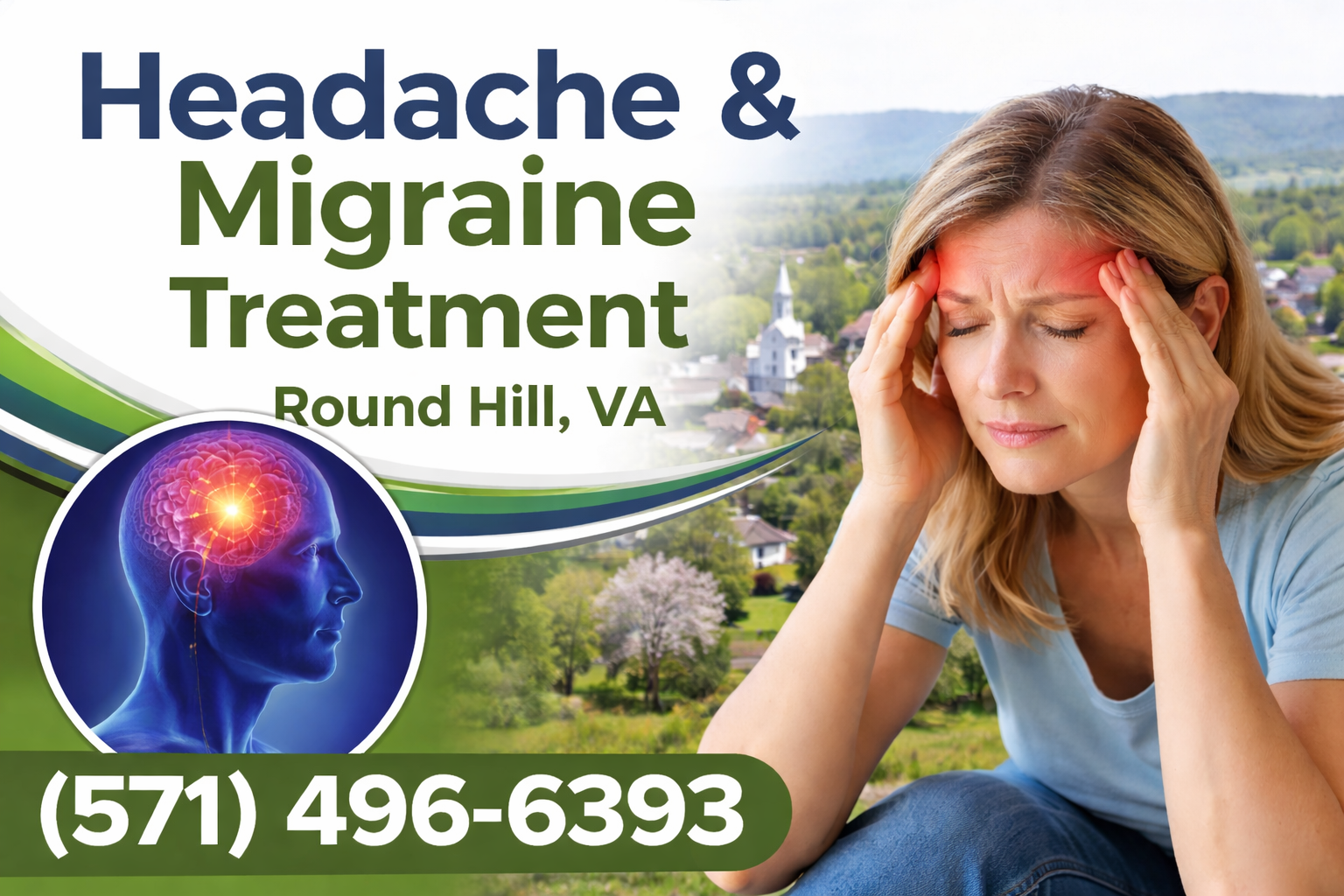 End Headaches and Migraines Holding You Back in Round Hill