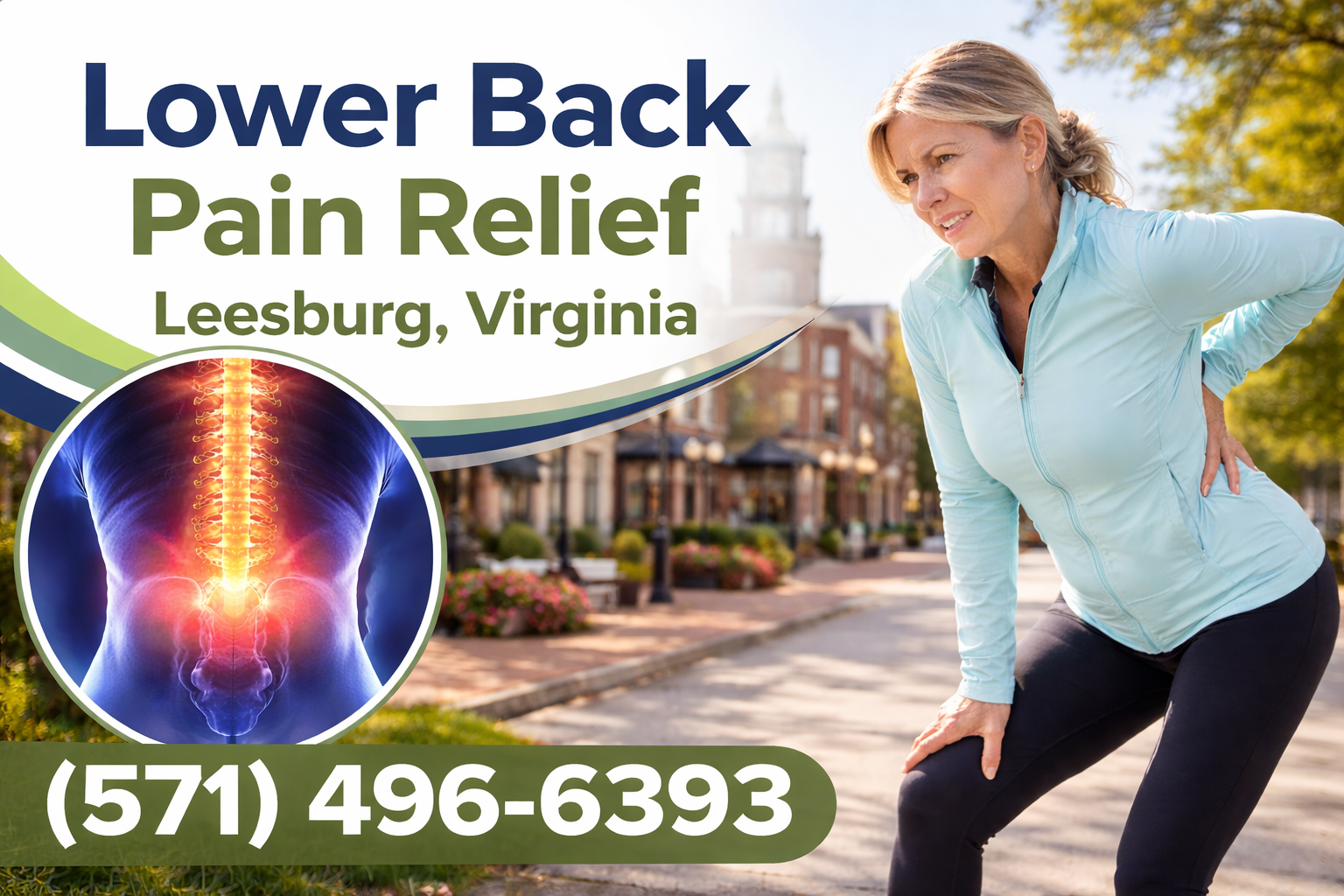 Lower Back Pain Relief in Leesburg: Reclaim Your Mobility Today