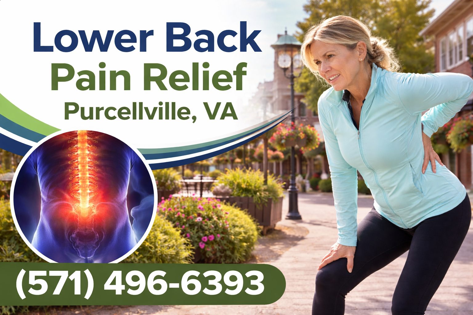 End Lower Back Pain in Purcellville – Move Freely Again