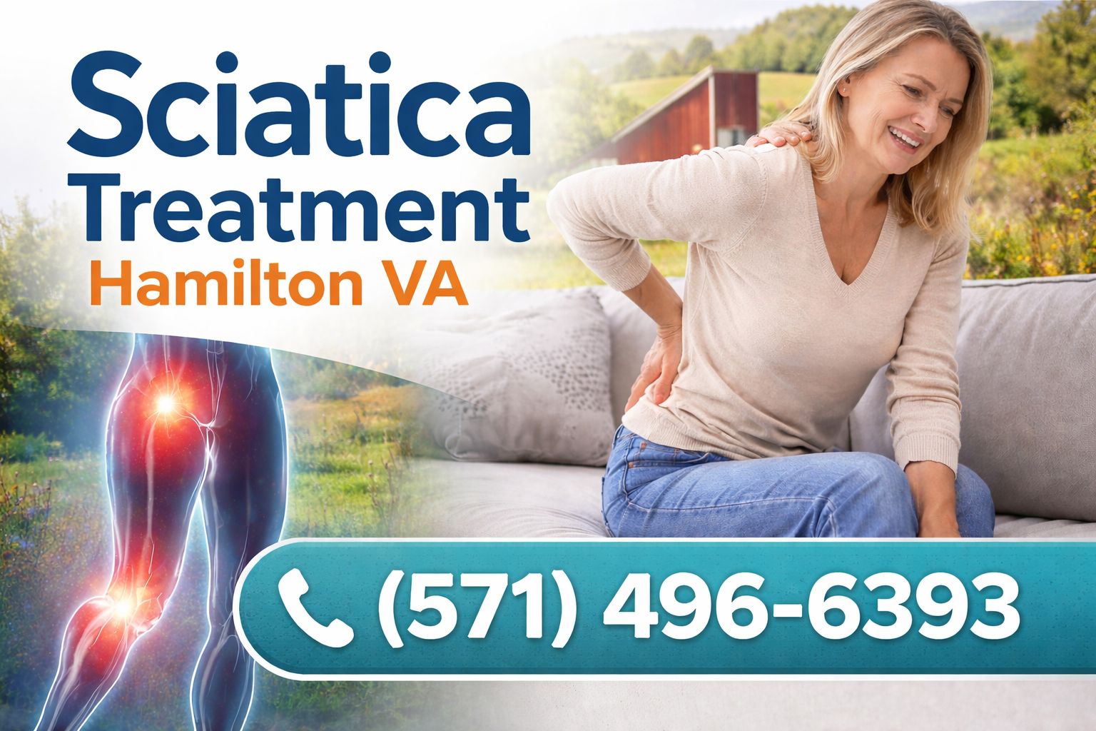 Sciatica Treatment in Hamilton, VA: End the Shooting Leg Pain
