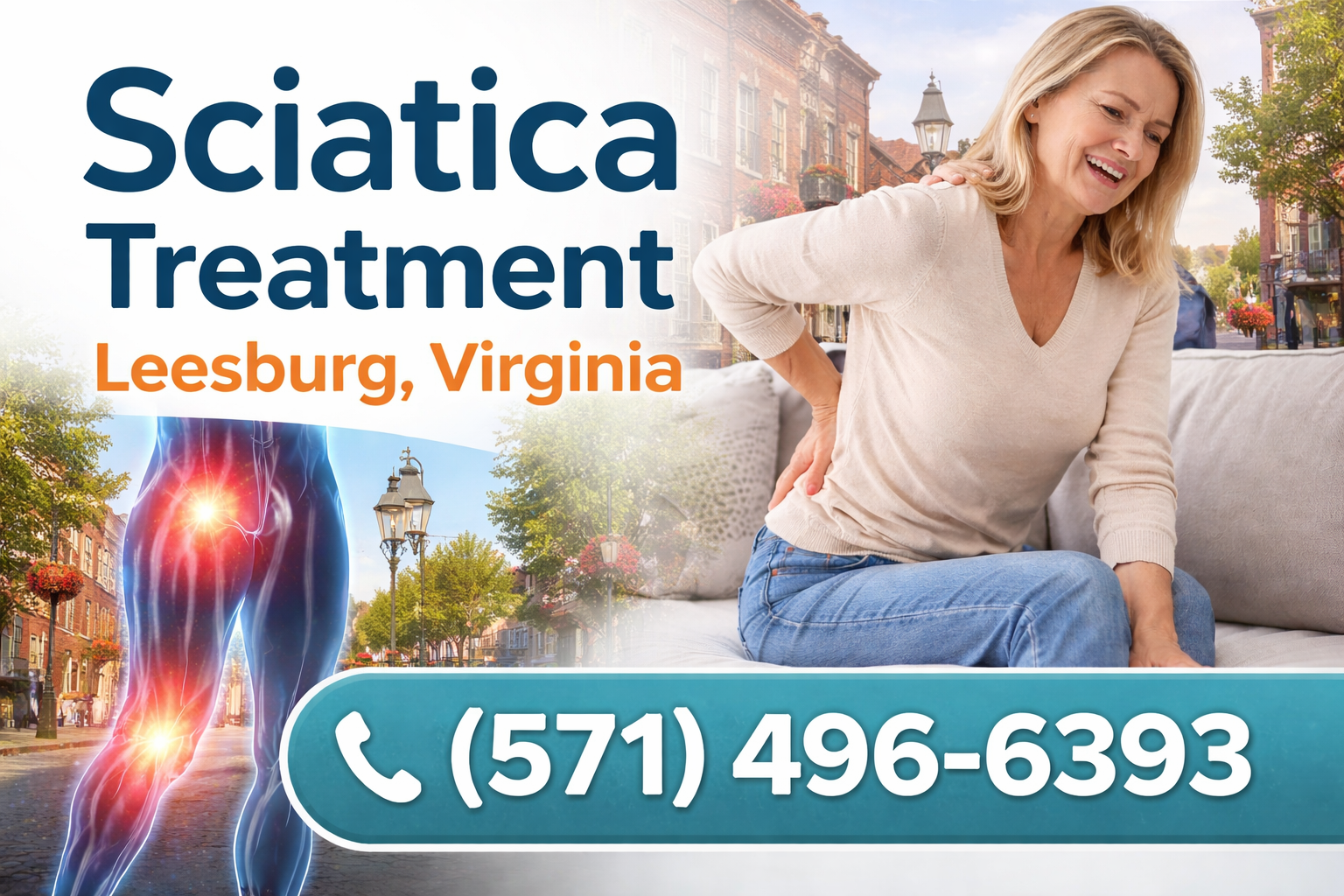 Sciatica Pain Keeping You Up at Night in Leesburg? Get Real Relief Here