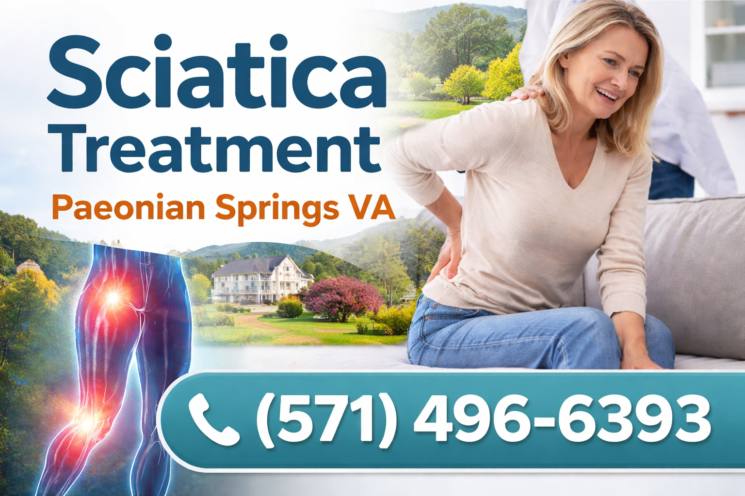 Sciatica Pain Keeping You Up at Night in Paeonian Springs? Discover Drug-Free Relief