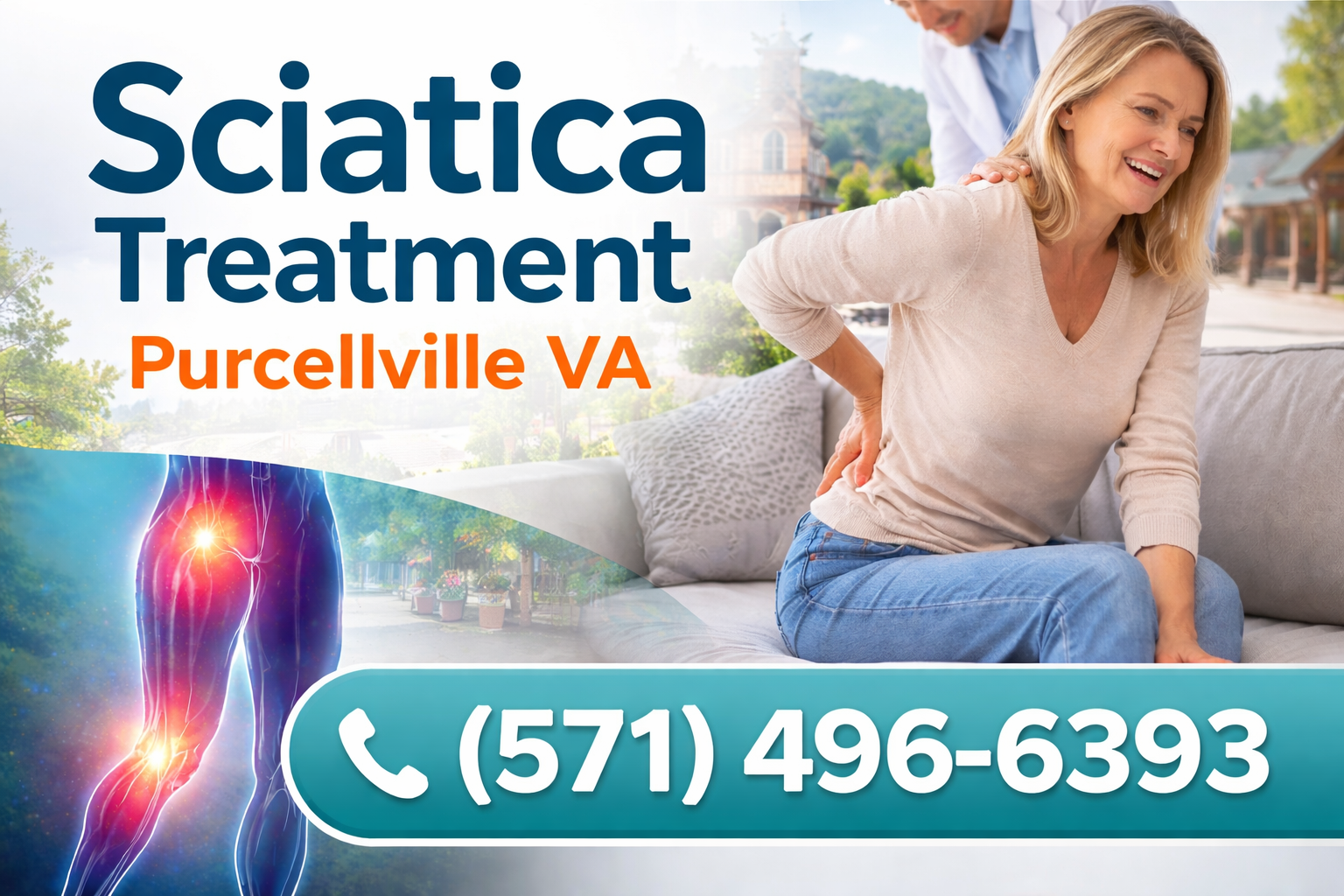 Sciatica Treatment in Purcellville, VA - End the Shooting Leg Pain